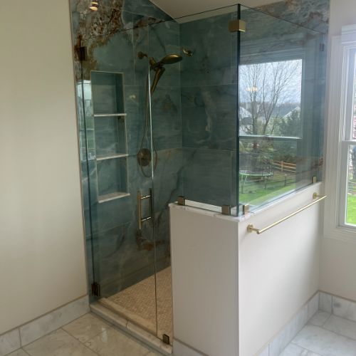 Frameless Door Panel and Return Clips  Image